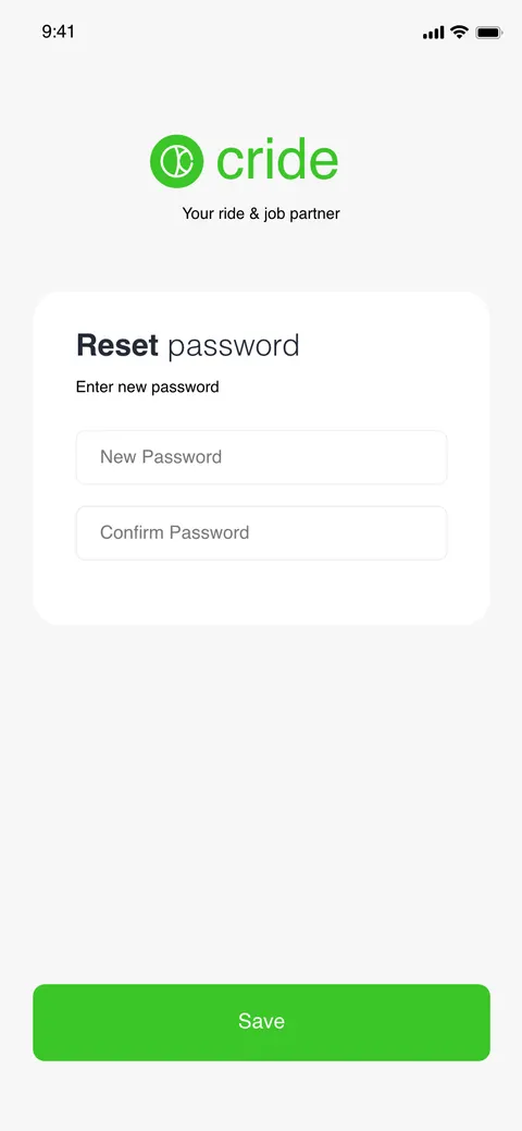 Cride app — screen 13.