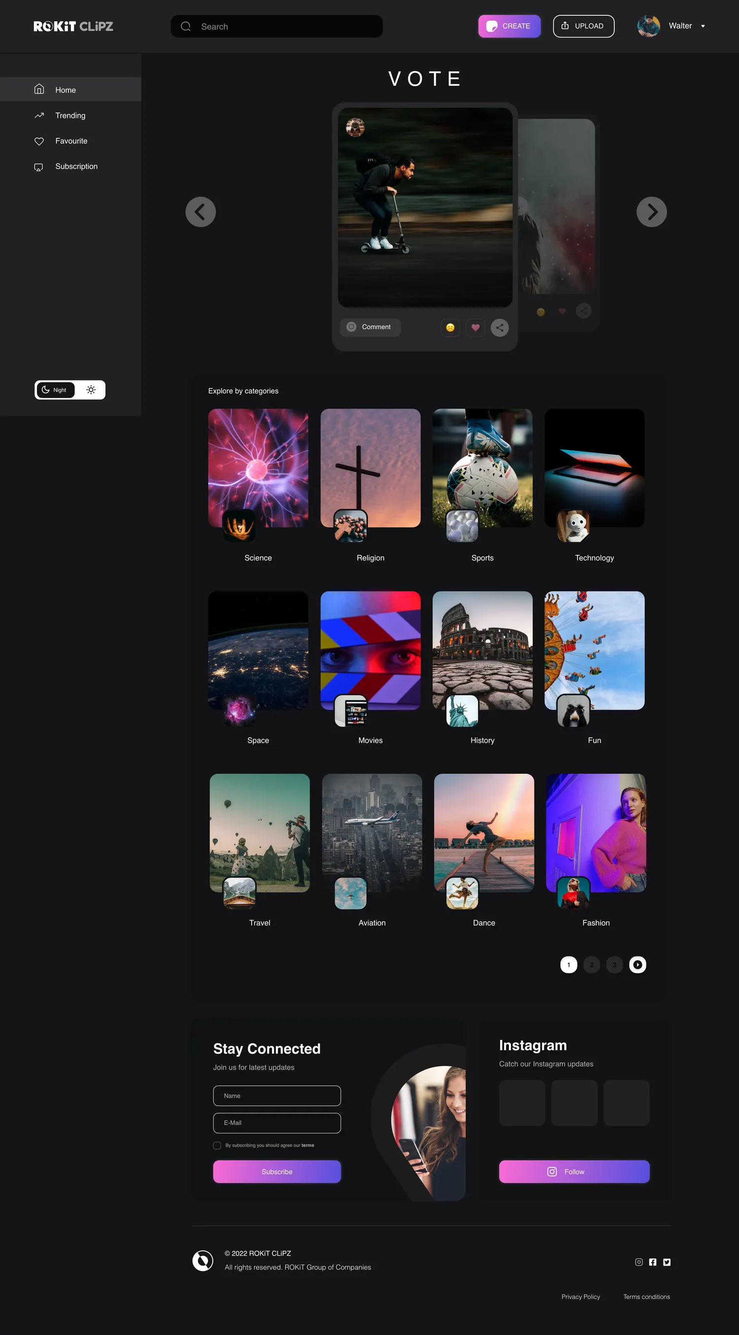 ROKiT Clipz web — screen 10.