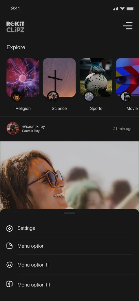 ROKiT Clipz app — screen 12.