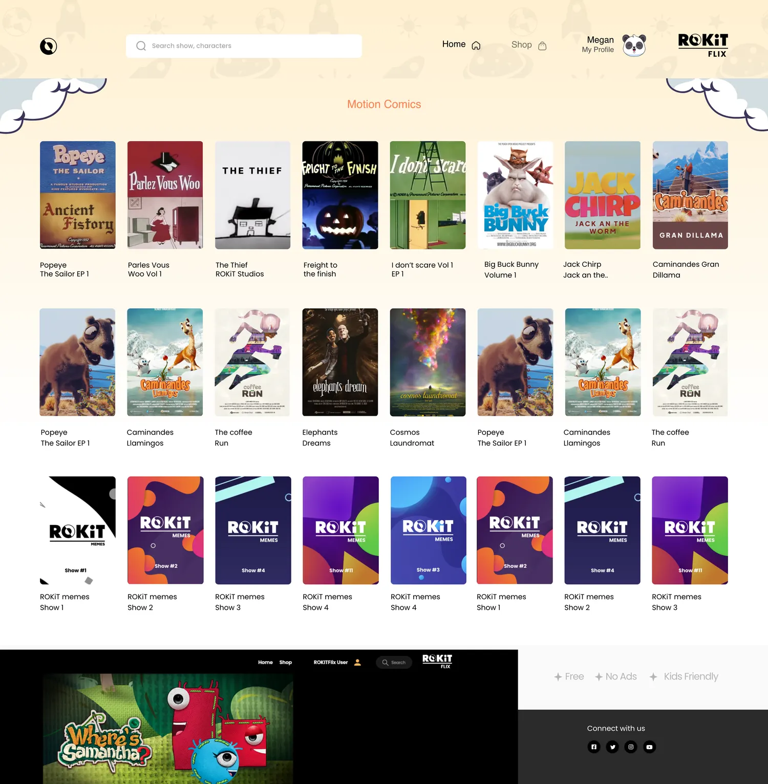 ROKiT Flix web — screen 16.