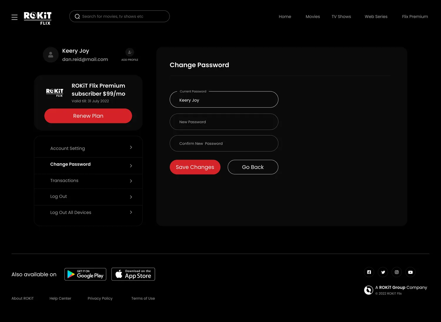 ROKiT Flix web — screen 29.