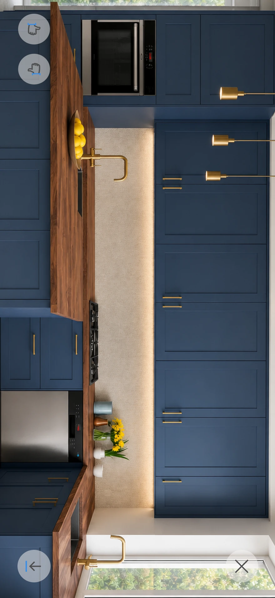 The resolved design explored in a 3D environment.