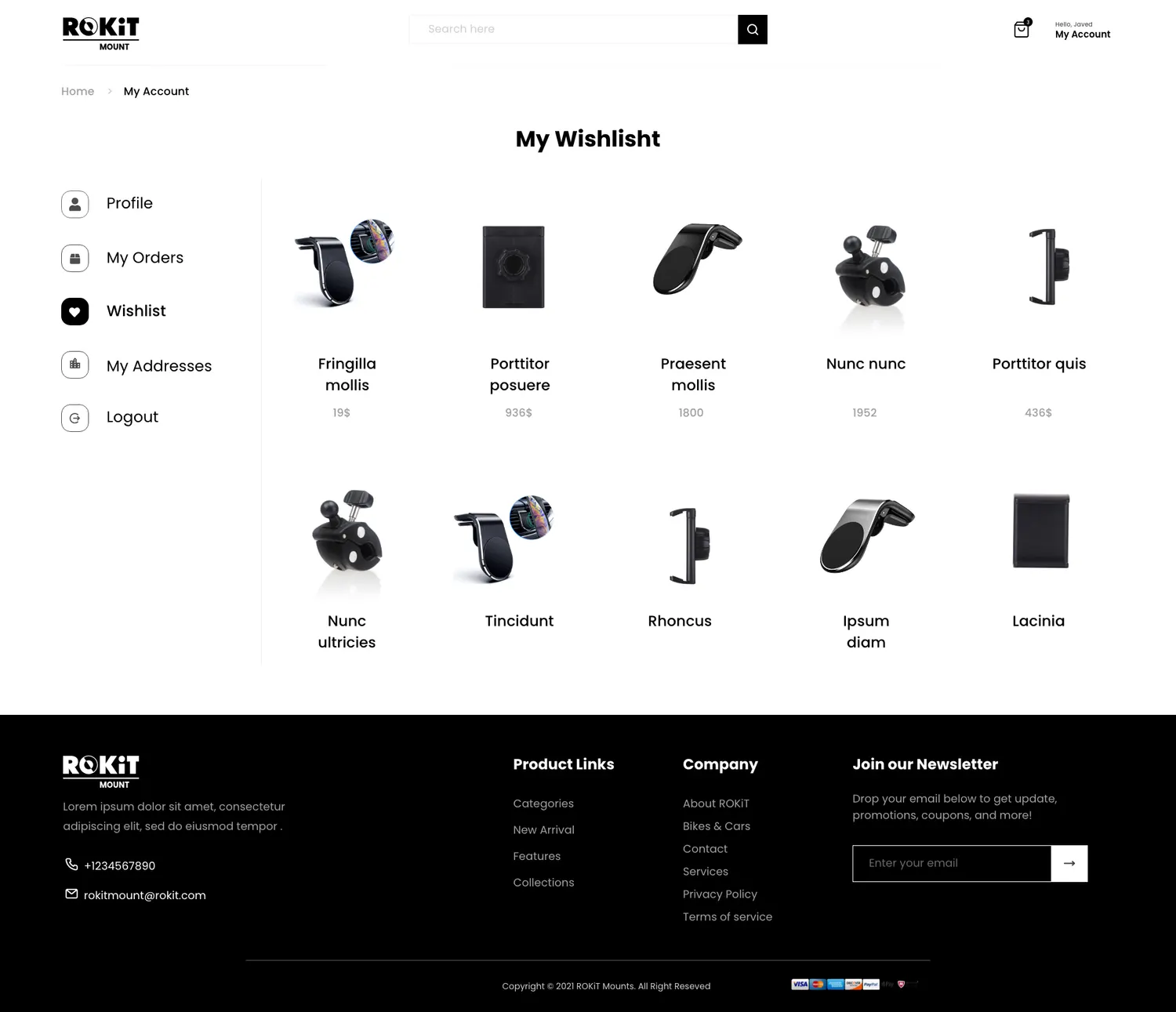 ROKiT Mount — screen 10.