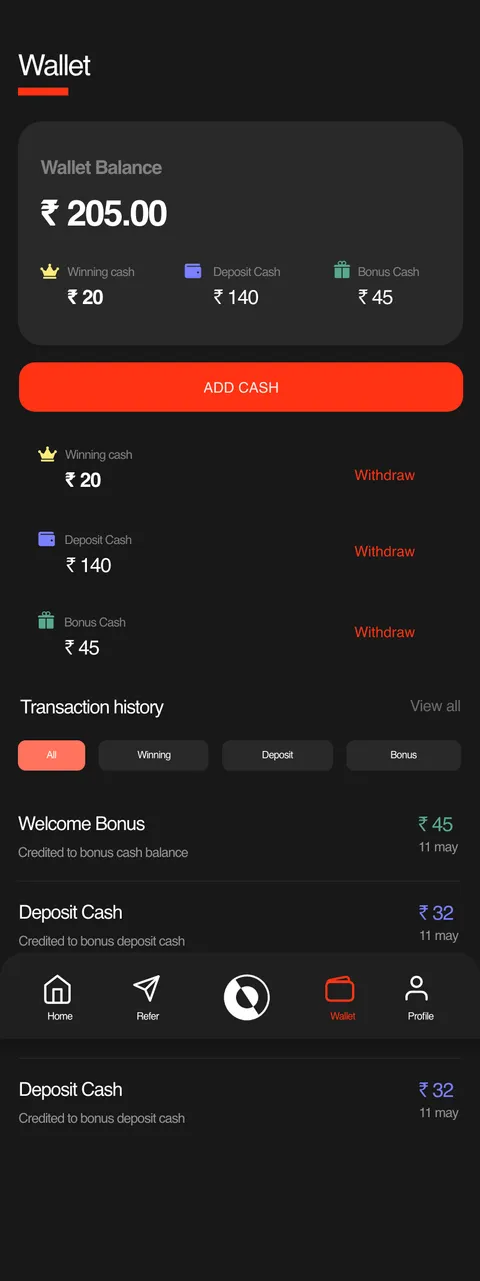 Wagr app — screen 4.