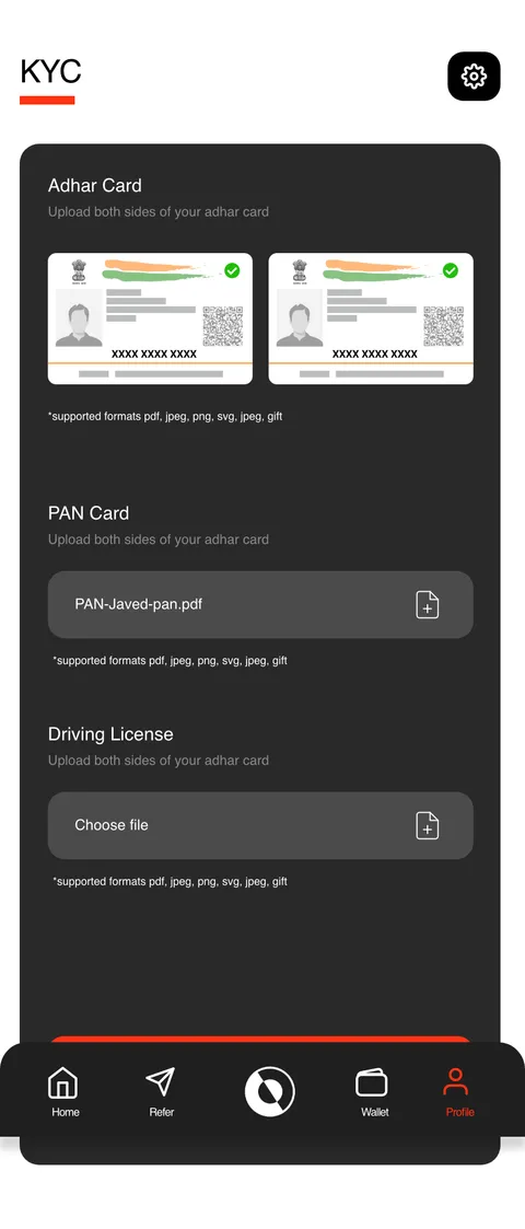 Wagr app — screen 30.